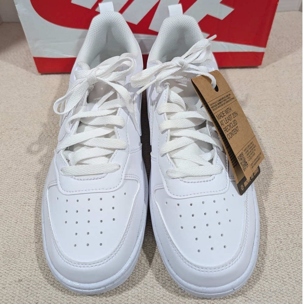 Nike Court Borough Low Recraft GS White Sneakers DV5456-106 Mens 6.5Y Womens 8 - Picture 12 of 13
